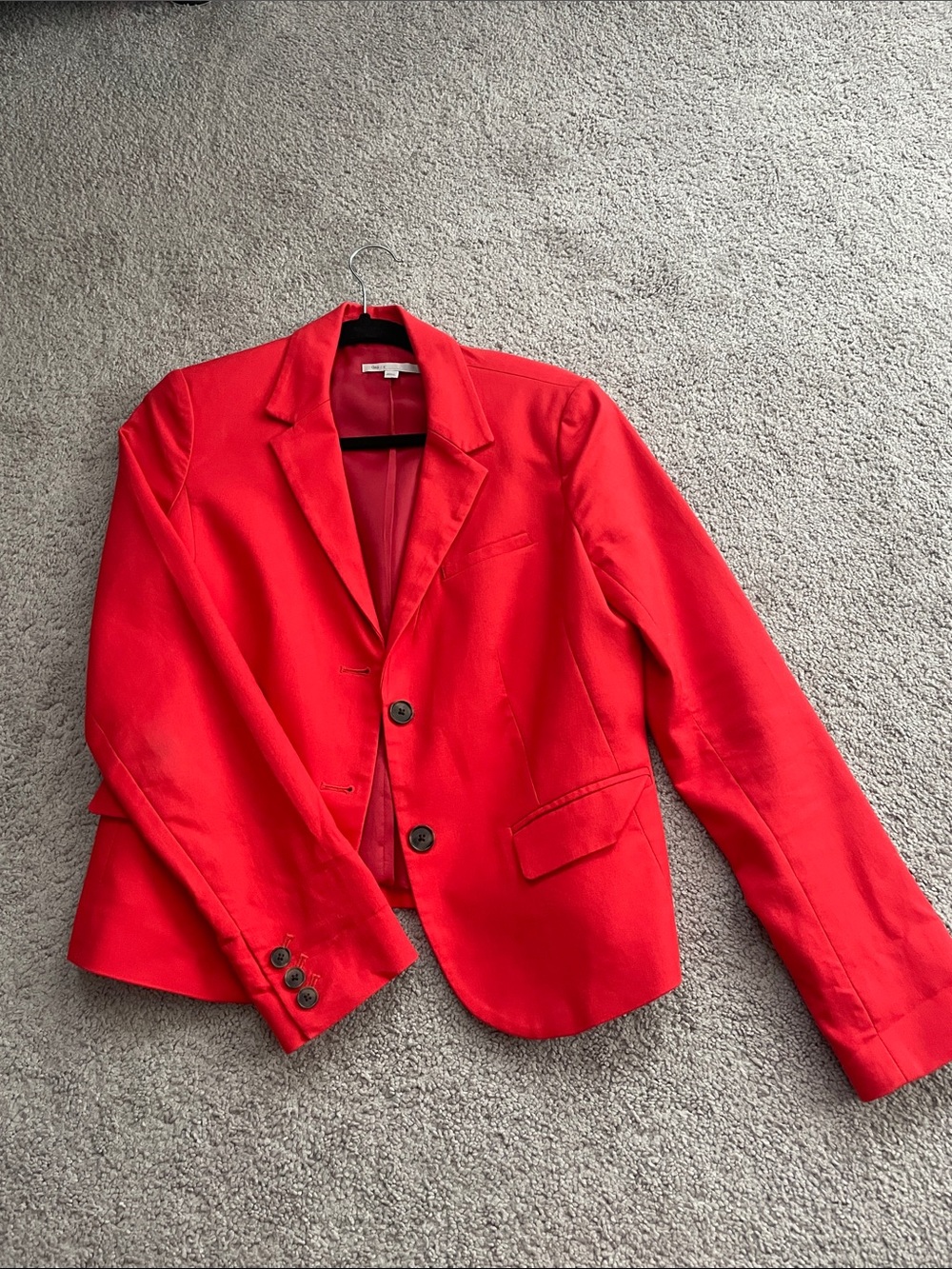 GAP Bright Red Women's Tailored Blazer